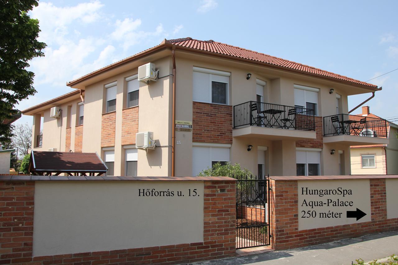 Imola Es Andrea Apartmanhaz 2 Hajdúszoboszló Exterior foto